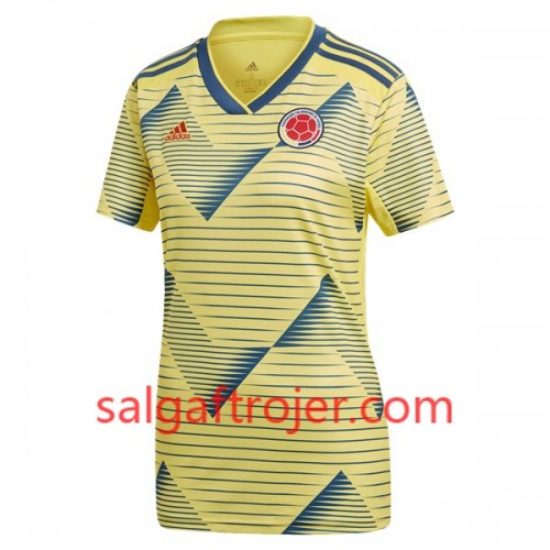 Colombia Fodboldtrøjer Dame Hjemmebanesæt Copa América 2019 Kort ærmer Colombia Fodboldtrøjer Dame Hjemmebanesæt Copa América 2019 Kort ærmer